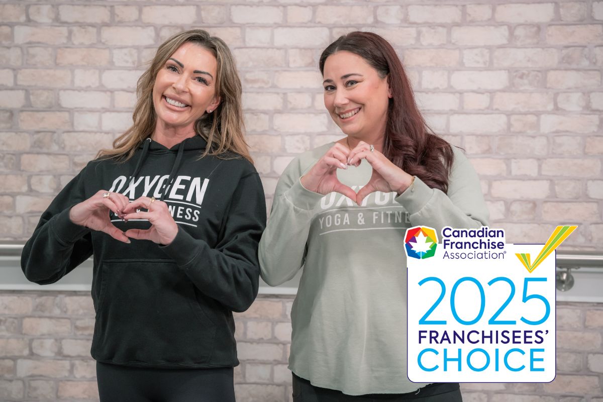 Oxygen Yoga & Fitness Featured in Franchise Canada Magazine!